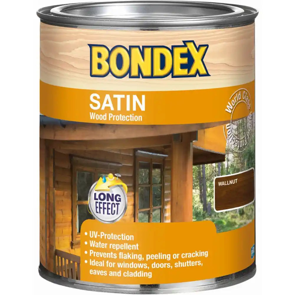Bondex Satin Woodstain Protection 750ml - Walnut | 363005