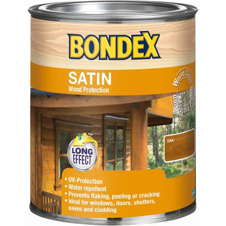 Bondex Satin Woodstain Protection 750ml - Oak | 00442157