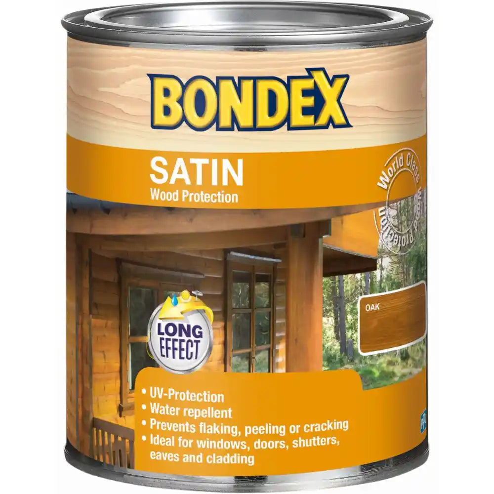 Bondex Satin Woodstain Protection 2.5 Litre - Oak | 442156