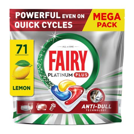 Fairy Platinum Plus Dishwasher Tablets 71 Capsules