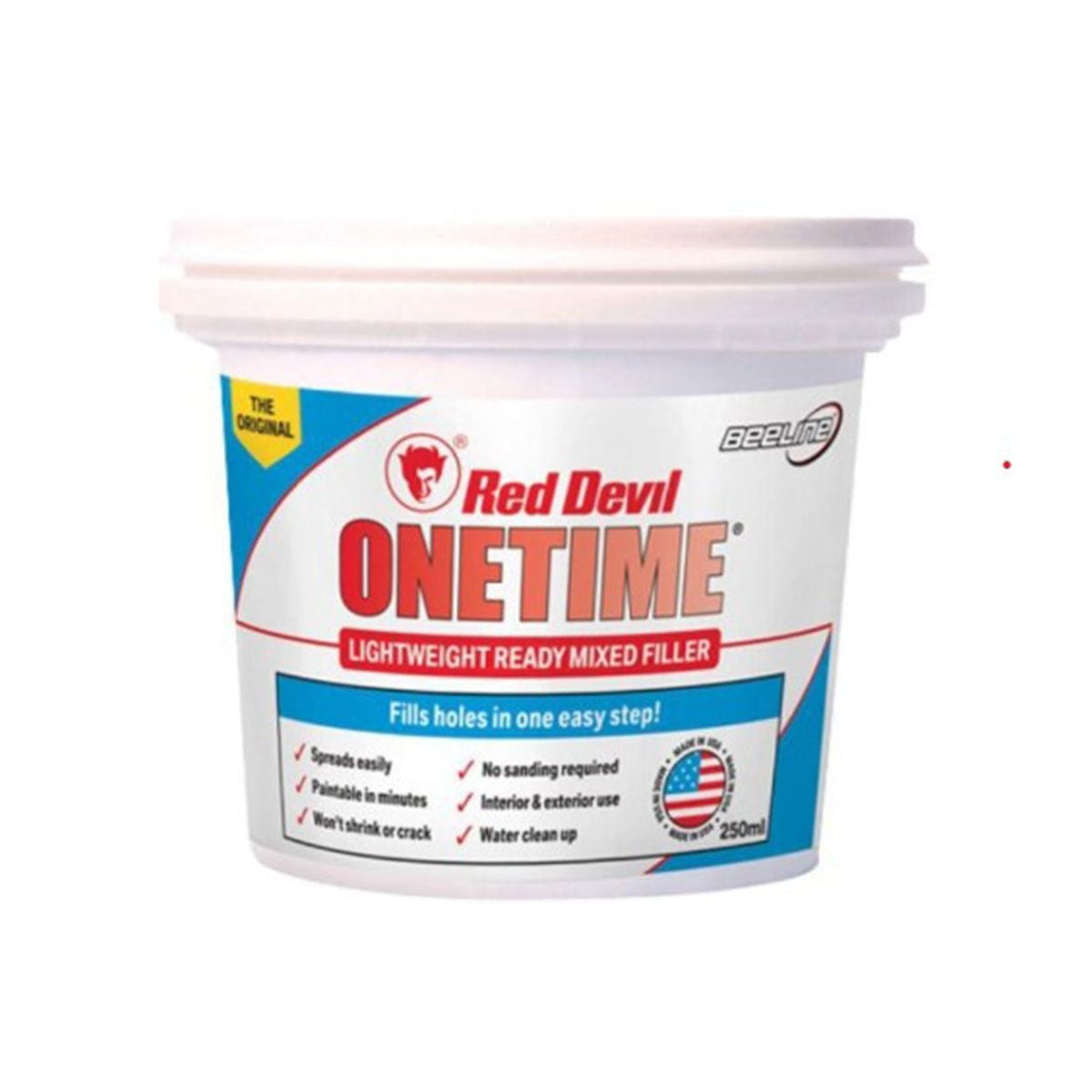 Red Devil One Time Ready Mixed Wall Filler 250ml | FIRD025