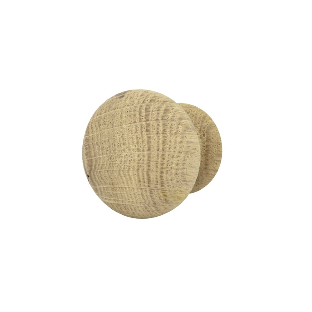 White oak cabinet knob 40mm - 0100005