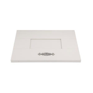 Pewter Giulio cabinet knob backplate 96mm | 0309020