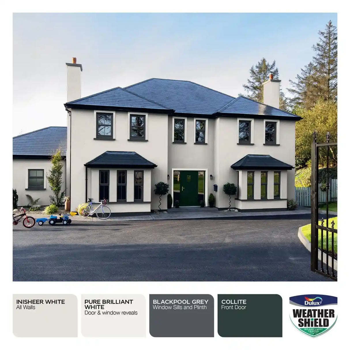 Dulux Weathershield Masonry Paint 10 Litre - Inisheer White | 5911629