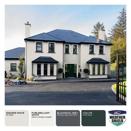 Dulux Weathershield Masonry Paint 10 Litre - Inisheer White | 5911629