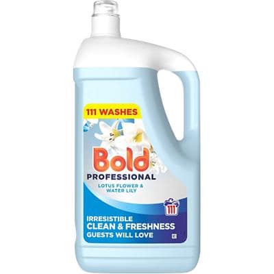 Bold Professional Laundry Detergent Liquid 4.995L 111 Washes - Lotus Flower and Lily