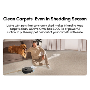 Eufy X10 Omni Pro Robot Vac Vacuum and Mop | T2351V11