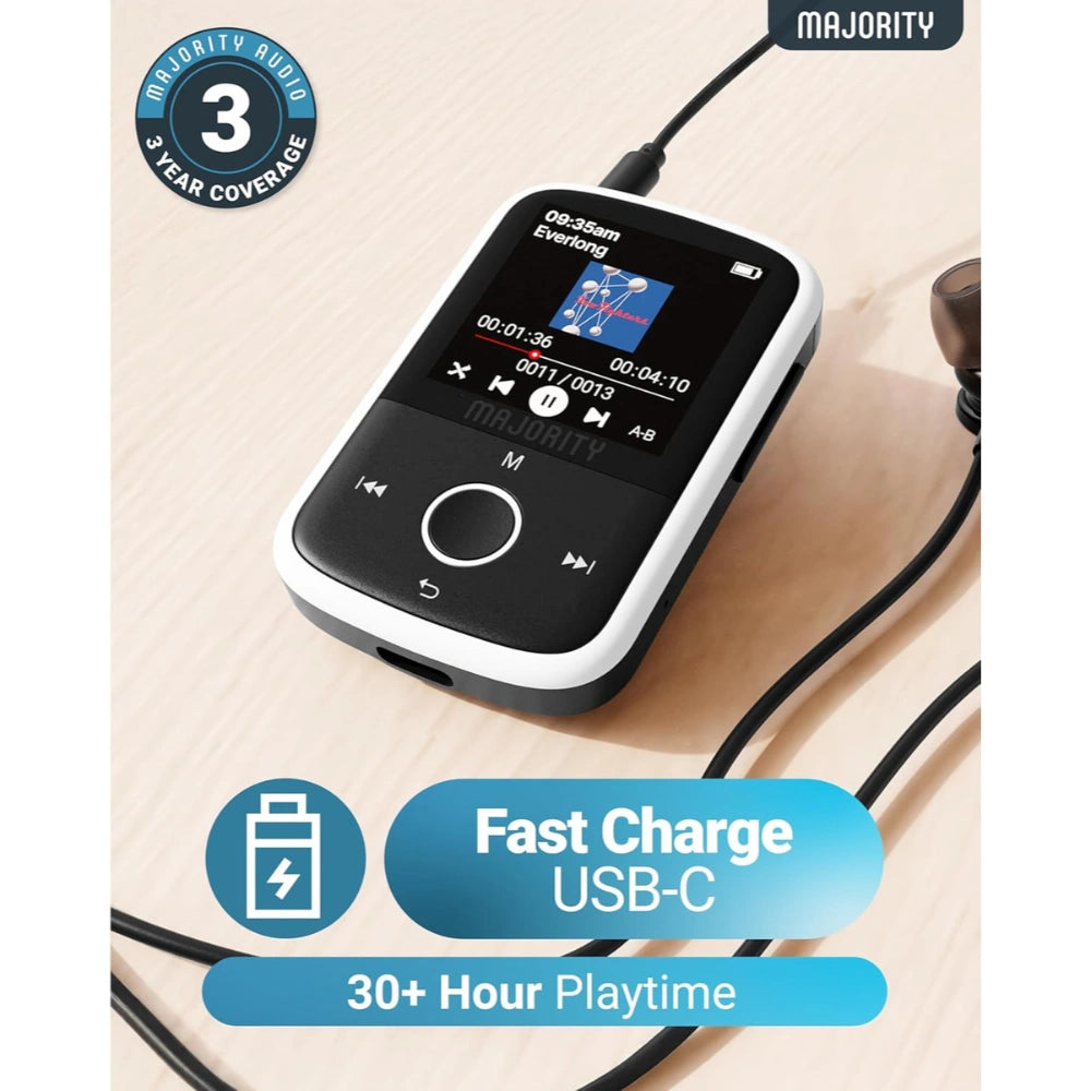 Majority MP3 Player 16GB - Black / White | 1000002974