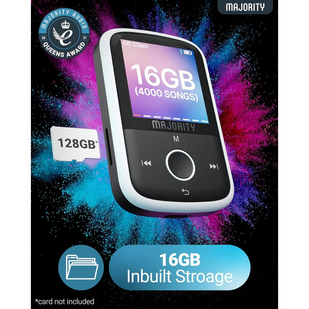Majority MP3 Player 16GB - Black / White | 1000002974