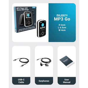 Majority MP3 Player 16GB - Black / White | 1000002974