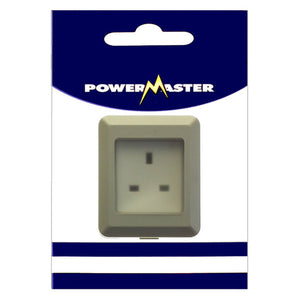 Powermaster Single 1 Gang Outdoor Damp Proof Socket | 1393-04