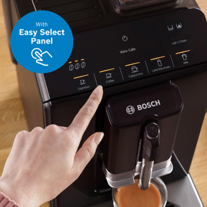 Bosch Series 2 EQ300 Fully Automatic Coffee Machine VeroCafe - Piano Black | TIG20119