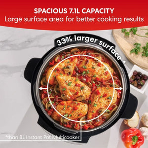 Instant Pot Classic XL Multi Cooker 7.1 Litre - Black | 140-0019-01-UK