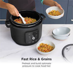Ninja HyperHeat 6L 9-in-1 Pressure and Rice Multi Cooker - Black | PC201UK