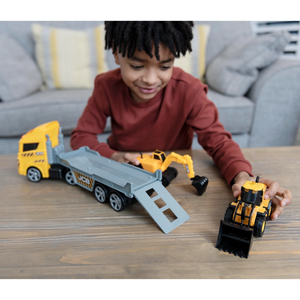 Teamsterz JCB Construction Transporter Light and Sound | 1417293.EX