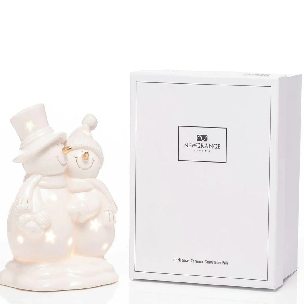 Newgrange Living Christmas Snowman Pair Ceramic | 700500