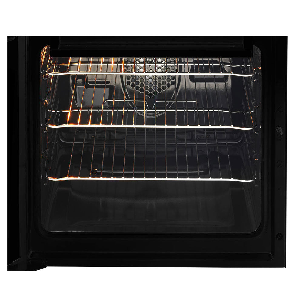Beko Freestanding 50cm Twin Cavity Electric Cooker -  Black | KD533AK