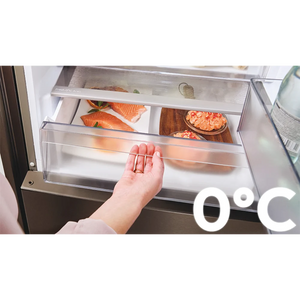 Hoover 185cm 60/40 Fridge Freezer - White | HONCQ2T618EWK