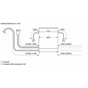 Bosch Serie 4 14 Place 60cm Integrated Dishwasher | SMV4HTX00G