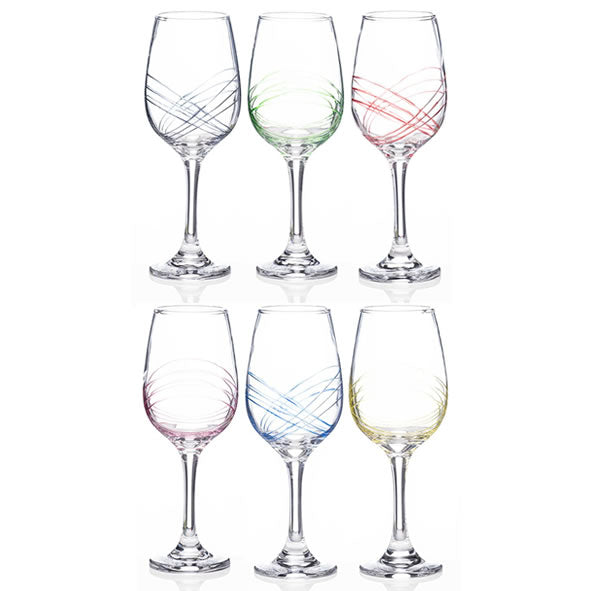 Newgrange Living Swirl Party Hi-Ball Glasses Set of 6 | 1714201