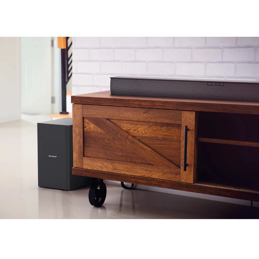 Sharp 2.1 Soundbar with Wireless Subwoofer - Black | SHT-SBW182