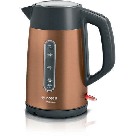 BOSCH DesignLine Plus Cordless Jug Kettle - Copper | TWK4P439GB