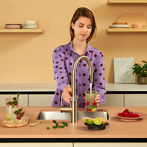 Quooker PRO3 Flex Boiling Water Kitchen Tap - Stainless Steel | 3XRVS