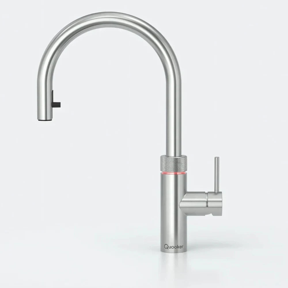 Quooker PRO3 Flex Boiling Water Kitchen Tap - Stainless Steel | 3XRVS