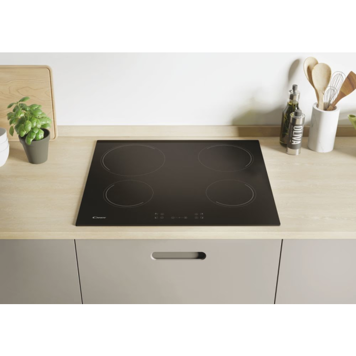 Candy 59cm 4 Zone Ceramic Hob | CH64CCB
