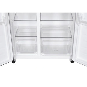 Candy Side By Side American Style Fridge Freezer 442 Litre - Black | CHSBSV5172EBKN