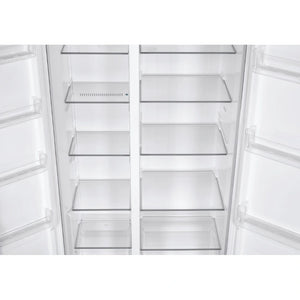 Candy Side By Side American Style Fridge Freezer 442 Litre - Black | CHSBSV5172EBKN