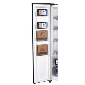 Candy Side By Side American Style Fridge Freezer 442 Litre - Black | CHSBSV5172EBKN