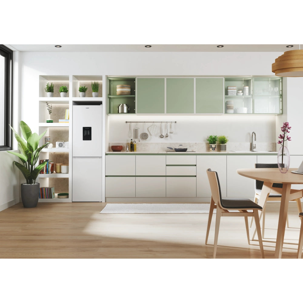 Candy 180cm 50/50 Fridge Freezer Total No Frost with Water Dispenser - White | CCH1T518EWWK-1