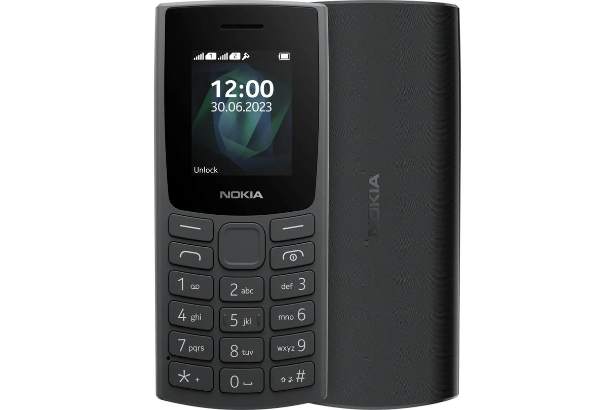 Nokia 105 4MB Sim Free Mobile Phone - Black