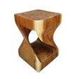 Lucky Ducks Twist Stool Bamboo Root