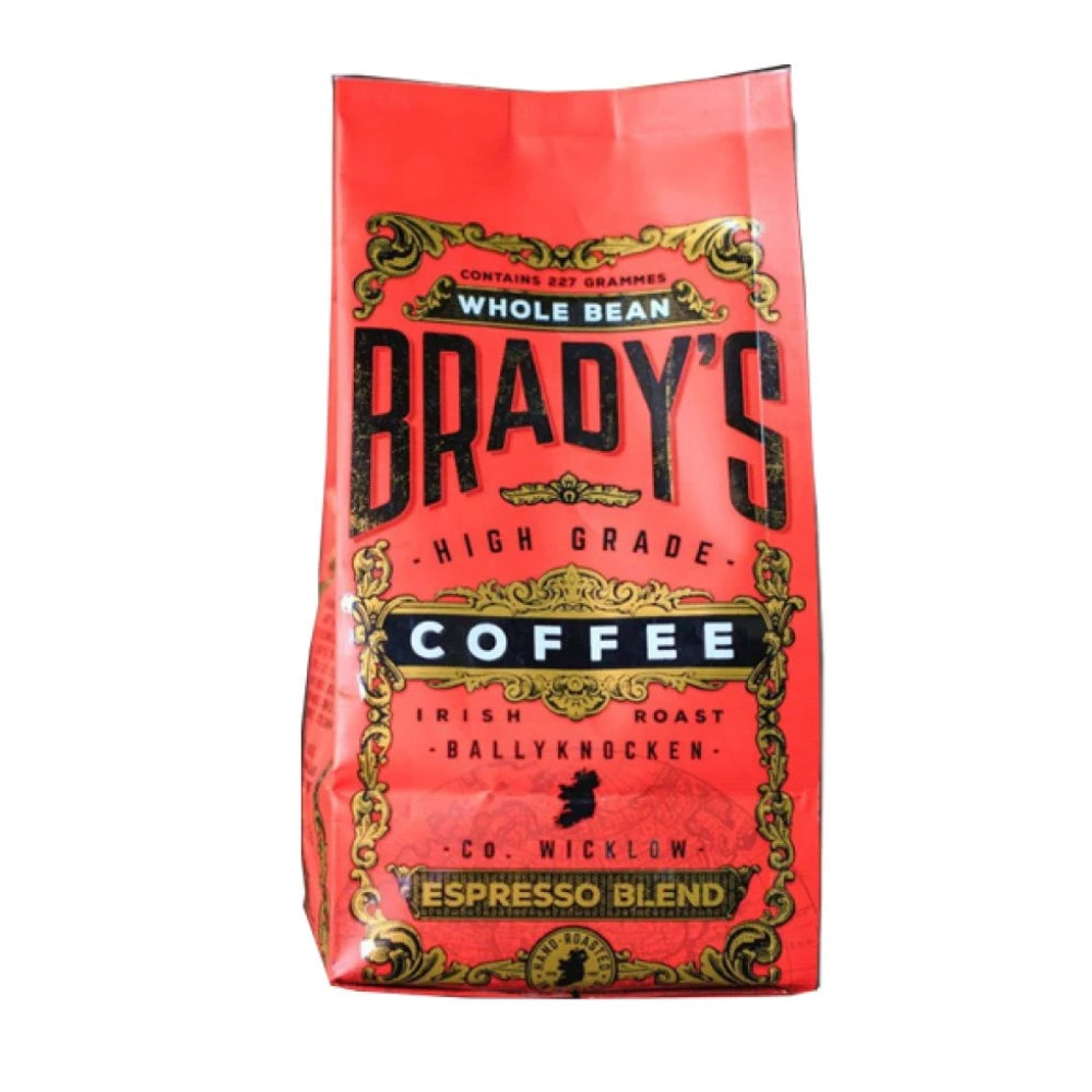 Bradys Coffee Espresso Blend Whole Bean Coffee 227g | CB004