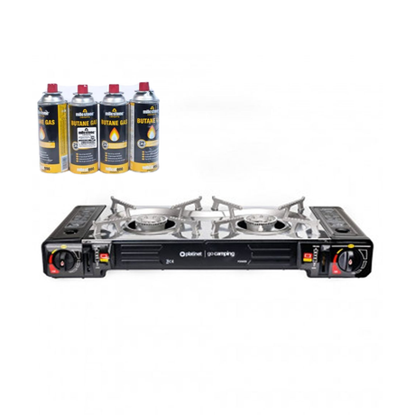 Platinet Camping Cooking Stove & Milestone Butane Gas