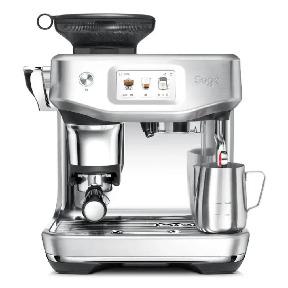 Sage Barista Touch Impress Bean To Cup Coffee Machine with Cold Brew - Brushed Stainless Steel | SES882BSS4GUK1