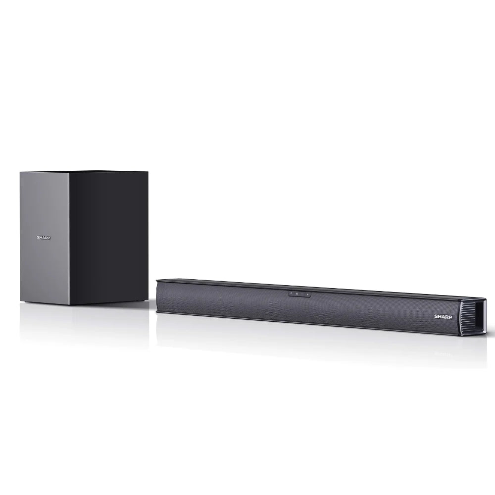Sharp 2.1 Soundbar with Wireless Subwoofer - Black | SHT-SBW182