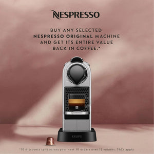 Nespresso Citiz POD Coffee Machine - Silver | XN741B40