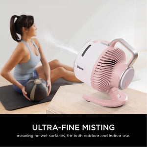 Shark FlexBreeze HydroGo Misting Portable Cooling Fan - Pink | FA050UKPK