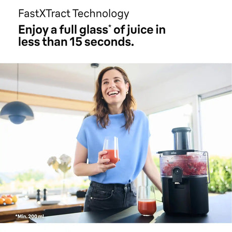 Braun MultiJuice 5 Juicer - Black | JC501AI-SJ5000