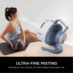 Shark FlexBreeze HydroGo Misting Portable Cooling Fan - Blue | FA050UKBL