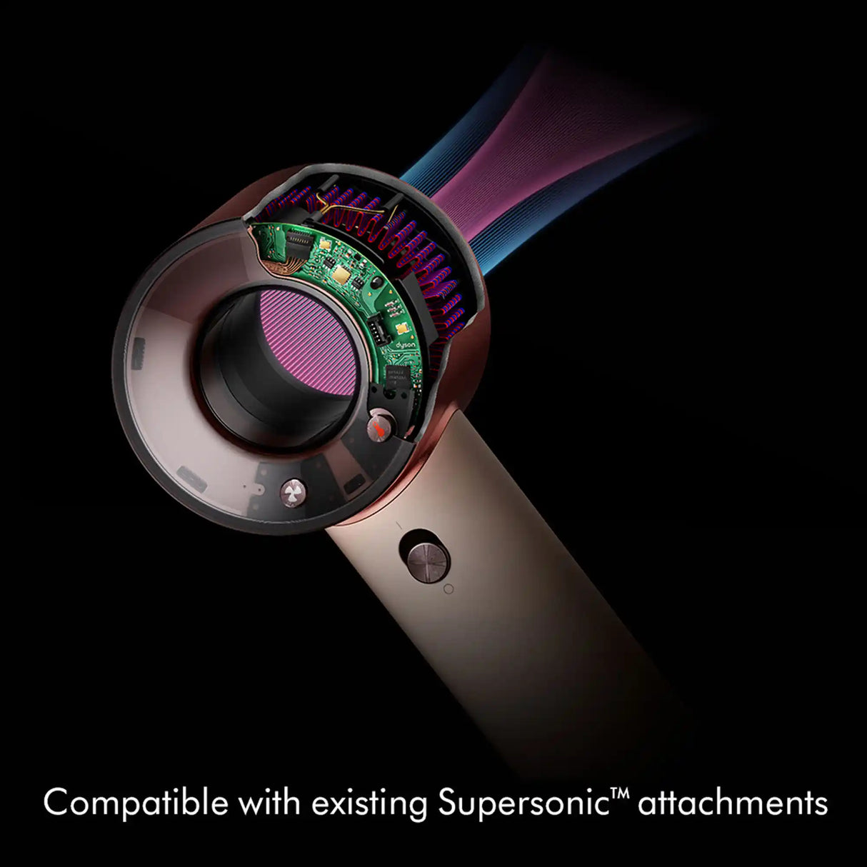 Dyson Supersonic Travel Hair Dryer - Ceramic Pink / Rose Gold | 492458-01