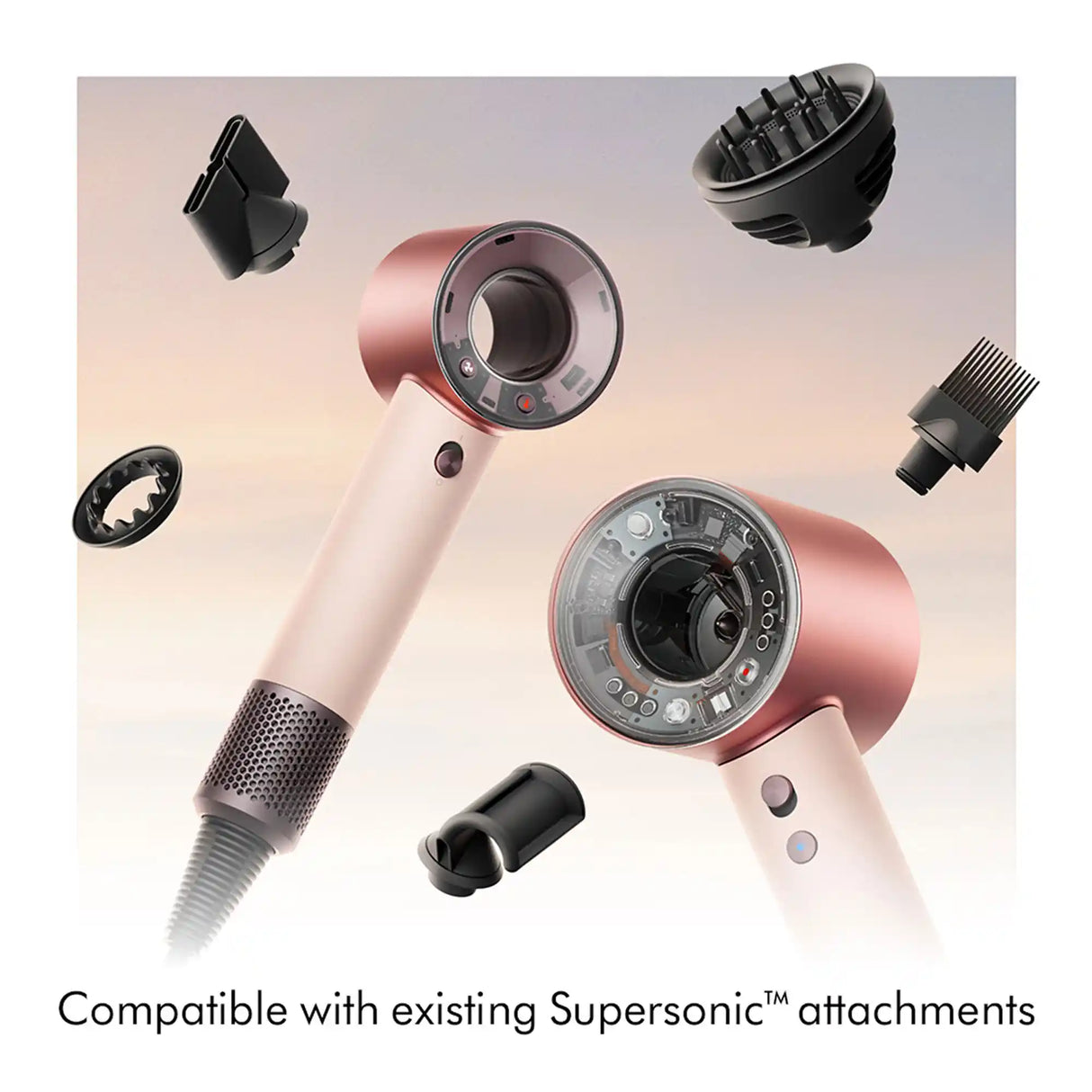 Dyson Supersonic Travel Hair Dryer - Ceramic Pink / Rose Gold | 492458-01