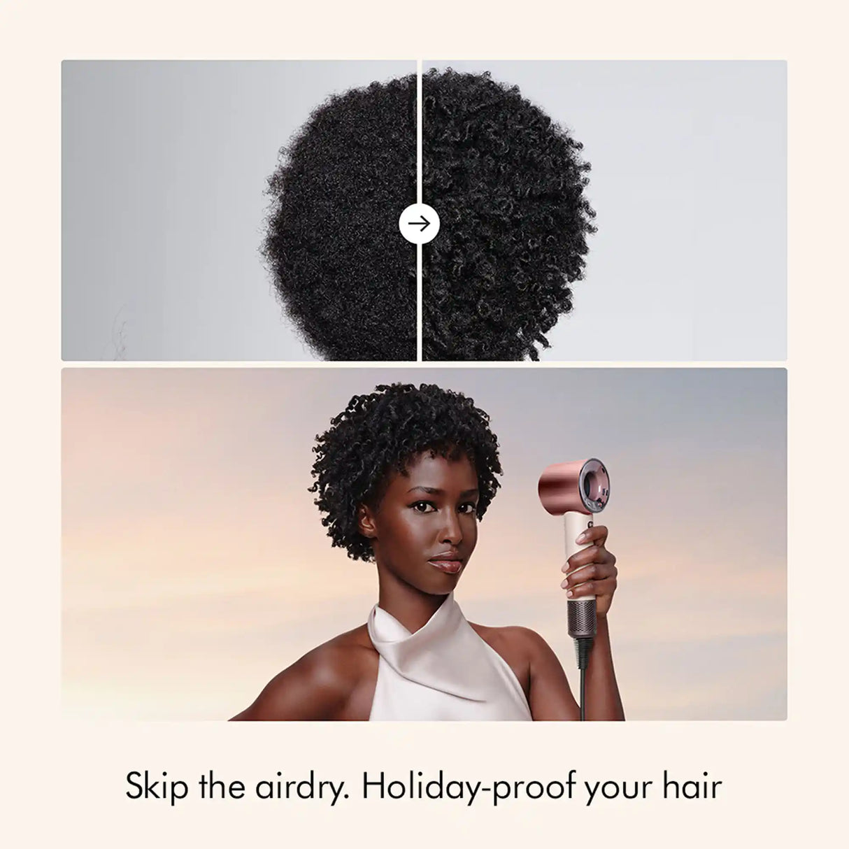 Dyson Supersonic Travel Hair Dryer - Ceramic Pink / Rose Gold | 492458-01