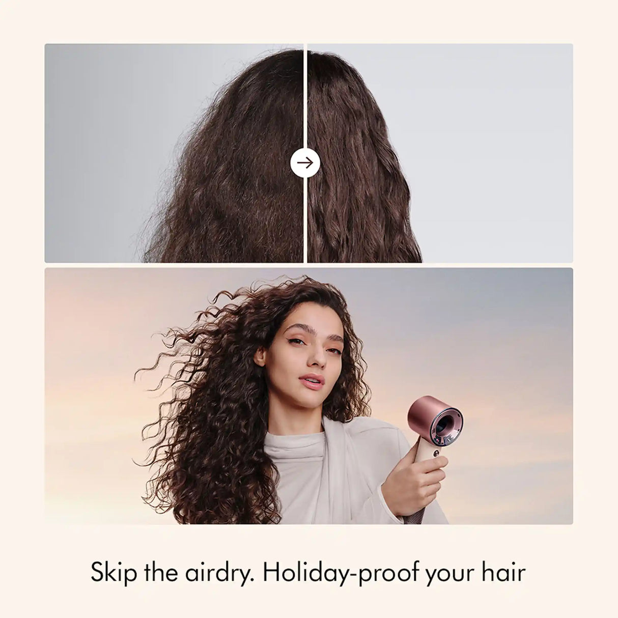 Dyson Supersonic Travel Hair Dryer - Ceramic Pink / Rose Gold | 492458-01