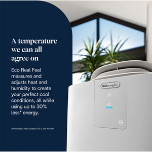 Delonghi Pinguino GentleJet Portable Air Conditioner 11500 BTU- White | AP98