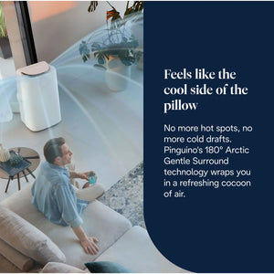 Delonghi Pinguino GentleJet Portable Air Conditioner 11500 BTU- White | AP98