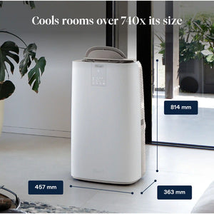 Delonghi Pinguino GentleJet Portable Air Conditioner 11500 BTU- White | AP98